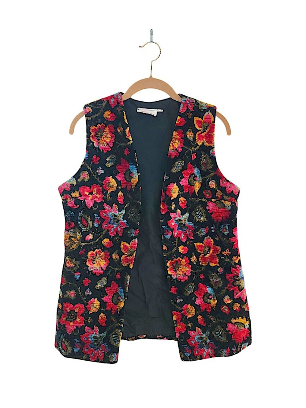 Vintage Floral Tapestry Vest by Aladdin SEE DESCRIPTION